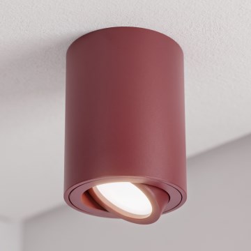 BRILAGI - Kohdevalaisin MIA 1xGU10/30W/230V 100x80 mm burgundinpunainen