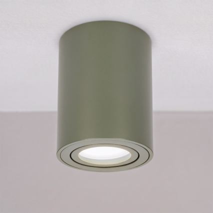 BRILAGI - Kohdevalaisin MIA 1xGU10/30W/230V 100x80 mm tummanvihreä