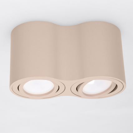 BRILAGI - Kohdevalaisin MIA DOUBLE 2xGU10/30W/230V beige