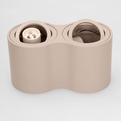 BRILAGI - Kohdevalaisin MIA DOUBLE 2xGU10/30W/230V beige