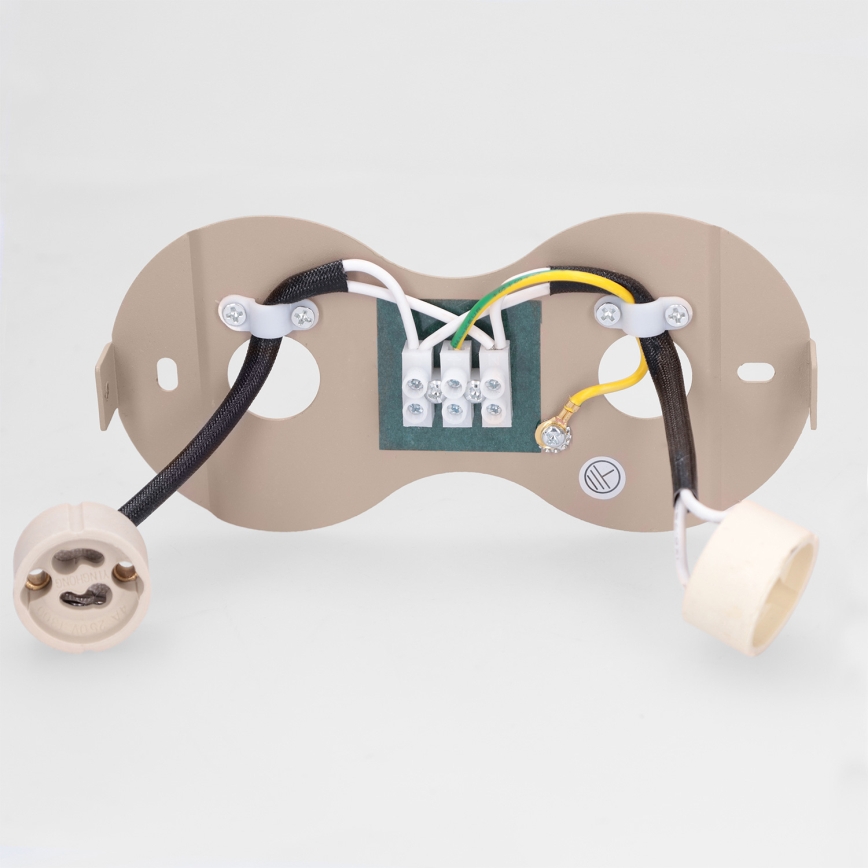 BRILAGI - Kohdevalaisin MIA DOUBLE 2xGU10/30W/230V beige
