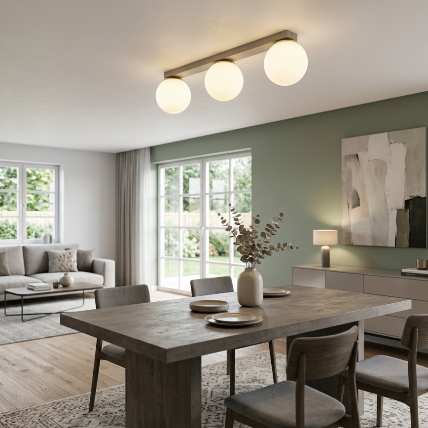 Brilagi - Kohdevalaisin MILO 3xE27/60W/230V beige/kultainen
