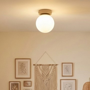 Brilagi - Kohdevalaisin MILO ECRU 1xE27/60W/230V beige/kulta