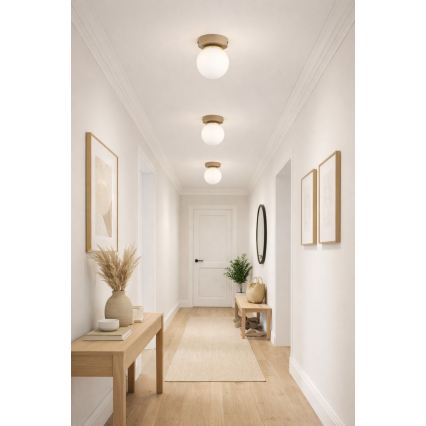 Brilagi - Kohdevalaisin MILO ECRU 1xE27/60W/230V beige/kulta