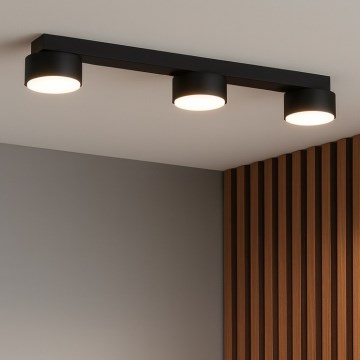 Brilagi - Kohdevalaisin MONO 3xGX53/12W/230V musta