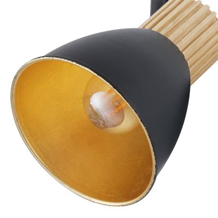 Brilagi - Kohdevalaisin ODENSE 2xE14/10W/230V puu/musta