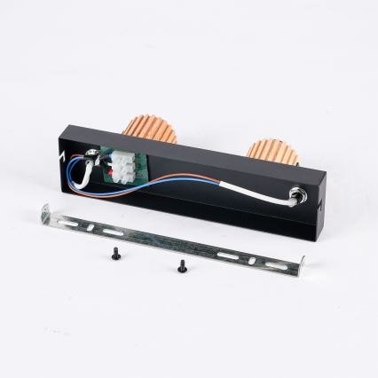 Brilagi - Kohdevalaisin ODENSE 2xE14/10W/230V puu/musta