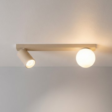 Brilagi - Kohdevalaisin SELE BALL 1xGU10/30W/230V + 1xG9/10W beige