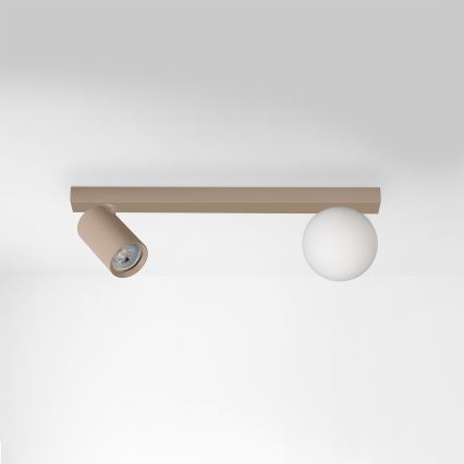 Brilagi - Kohdevalaisin SELE BALL 1xGU10/30W/230V + 1xG9/10W beige