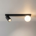 Brilagi - Kohdevalaisin SELE BALL 1xGU10/30W/230V + 1xG9/10W musta