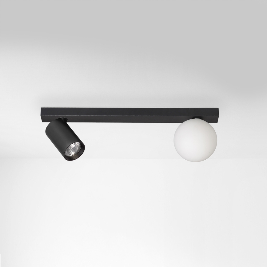 Brilagi - Kohdevalaisin SELE BALL 1xGU10/30W/230V + 1xG9/10W musta