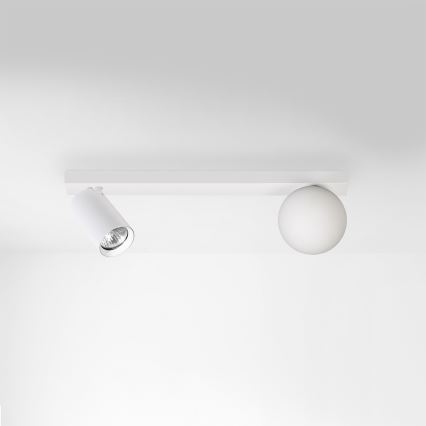 Brilagi - Kohdevalaisin SELE BALL 1xGU10/30W/230V + 1xG9/10W valkoinen