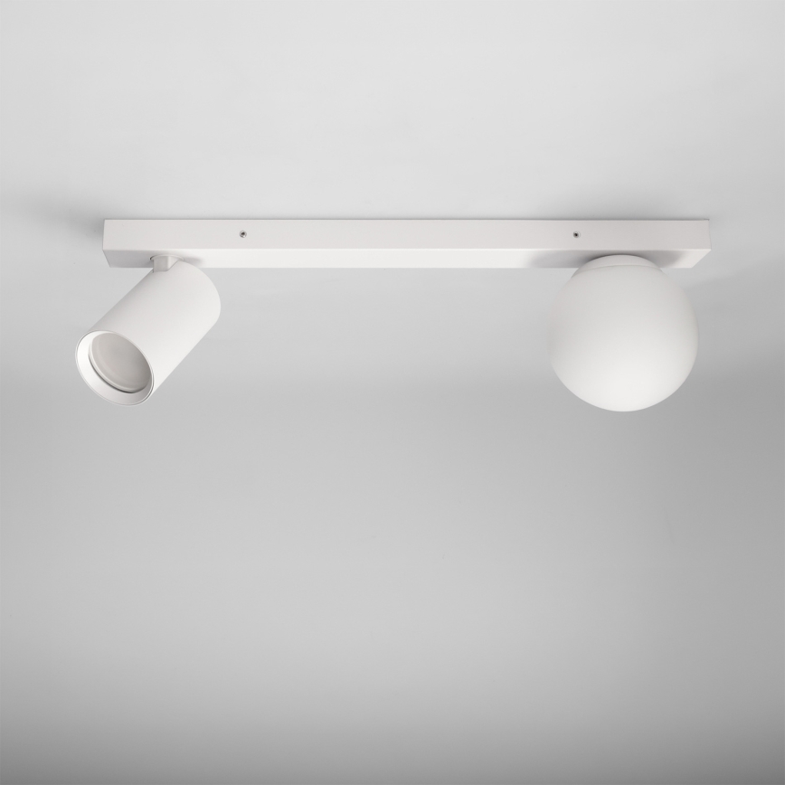 Brilagi - Kohdevalaisin SELE BALL 1xGU10/30W/230V + 1xG9/10W valkoinen