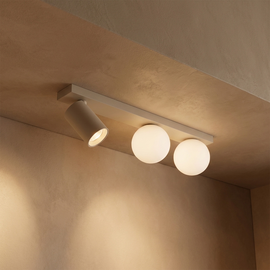 Brilagi - Kohdevalaisin SELE BALL 1xGU10/30W/230V + 2xG9/10W beige