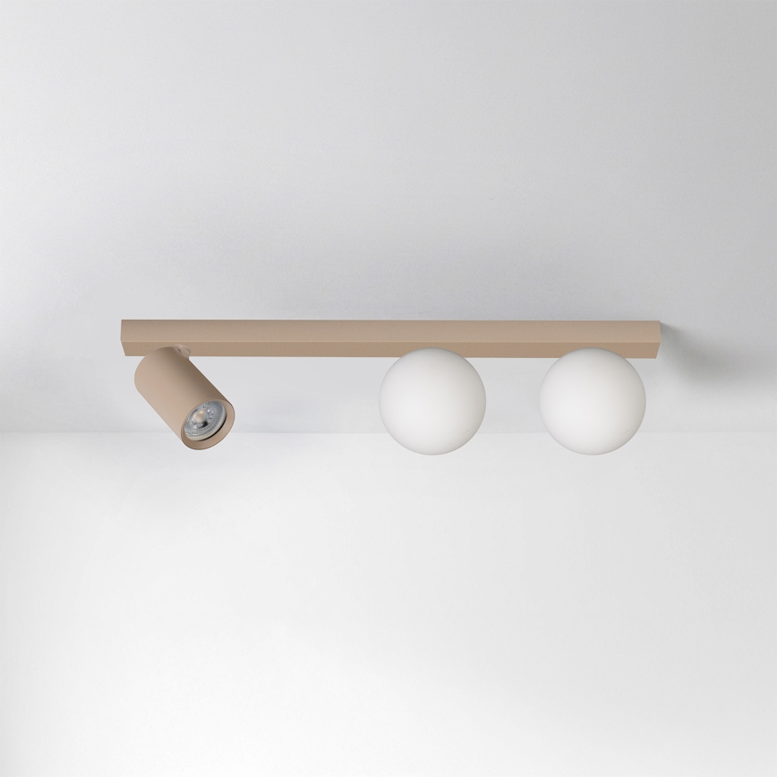Brilagi - Kohdevalaisin SELE BALL 1xGU10/30W/230V + 2xG9/10W beige
