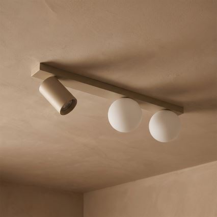 Brilagi - Kohdevalaisin SELE BALL 1xGU10/30W/230V + 2xG9/10W beige