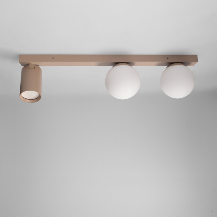 Brilagi - Kohdevalaisin SELE BALL 1xGU10/30W/230V + 2xG9/10W beige