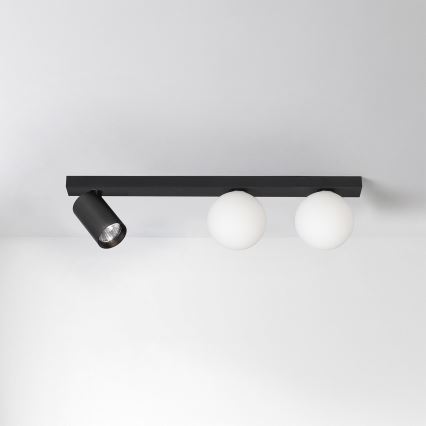 Brilagi - Kohdevalaisin SELE BALL 1xGU10/30W/230V + 2xG9/10W musta