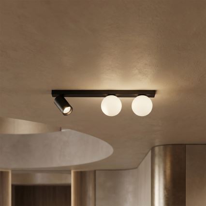 Brilagi - Kohdevalaisin SELE BALL 1xGU10/30W/230V + 2xG9/10W musta