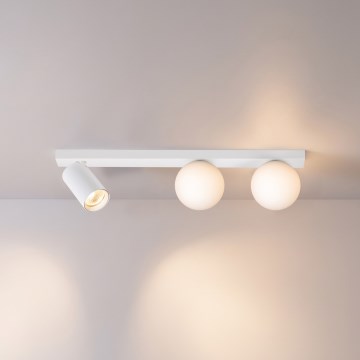 Brilagi - Kohdevalaisin SELE BALL 1xGU10/30W/230V + 2xG9/10W valkoinen