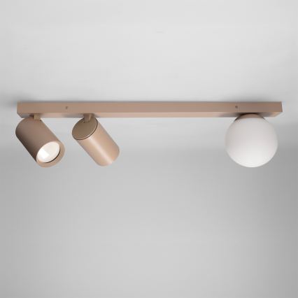 Brilagi - Kohdevalaisin SELE BALL 2xGU10/30W/230V + 1xG9/10W beige