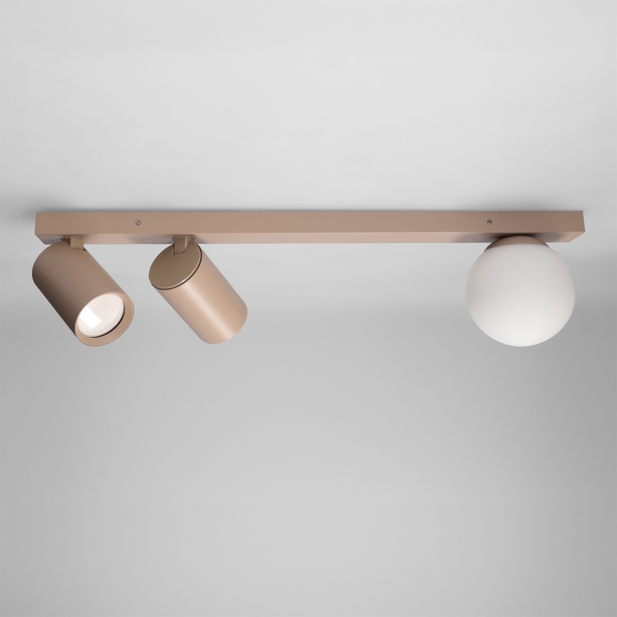 Brilagi - Kohdevalaisin SELE BALL 2xGU10/30W/230V + 1xG9/10W beige