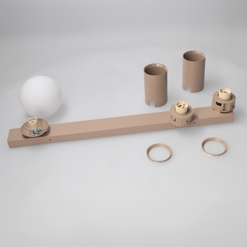 Brilagi - Kohdevalaisin SELE BALL 2xGU10/30W/230V + 1xG9/10W beige