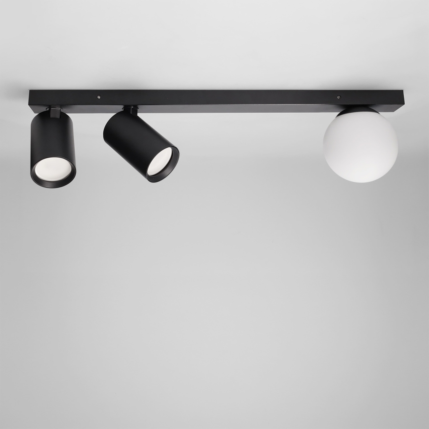 Brilagi - Kohdevalaisin SELE BALL 2xGU10/30W/230V + 1xG9/10W, musta