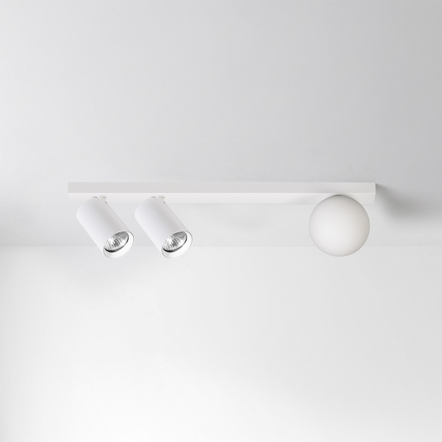 Brilagi - Kohdevalaisin SELE BALL 2xGU10/30W/230V + 1xG9/10W valkoinen