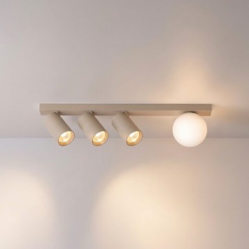 Brilagi - Kohdevalaisin SELE BALL 3xGU10/30W/230V + 1xG9/10W beige