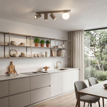 Brilagi - Kohdevalaisin SELE BALL 3xGU10/30W/230V + 1xG9/10W beige