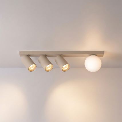 Brilagi - Kohdevalaisin SELE BALL 3xGU10/30W/230V + 1xG9/10W beige