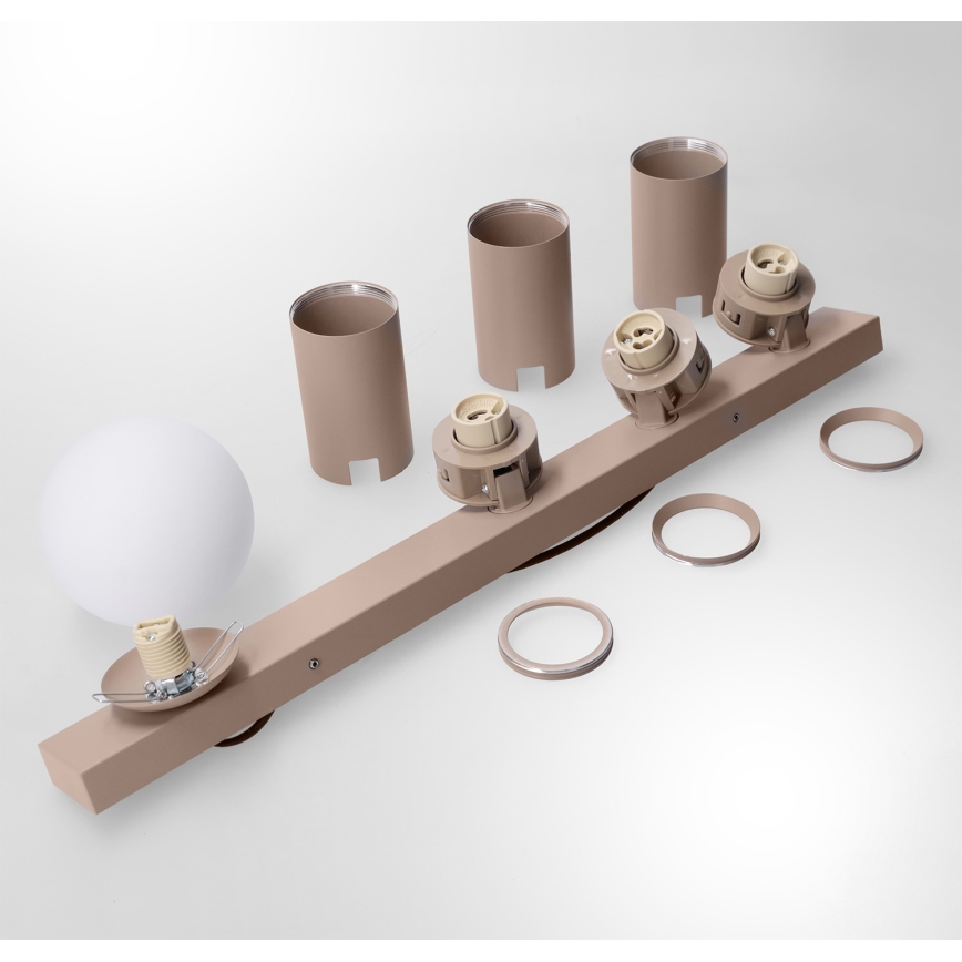 Brilagi - Kohdevalaisin SELE BALL 3xGU10/30W/230V + 1xG9/10W beige
