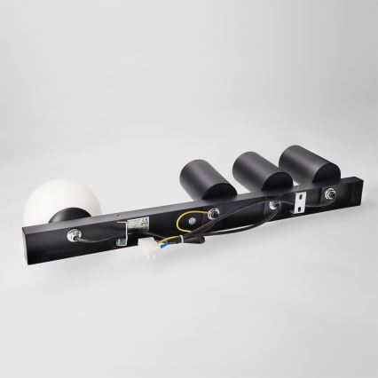 Brilagi - Kohdevalaisin SELE BALL 3xGU10/30W/230V + 1xG9/10W musta