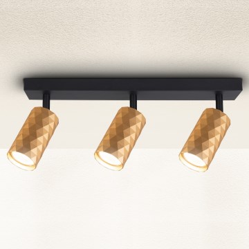 Brilagi - Kohdevalaisin SELE DIAMANT 3xGU10/30W/230V kultainen