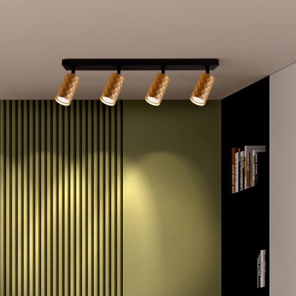 Brilagi - Kohdevalaisin SELE DIAMANT 4xGU10/30W/230V kullanvärinen