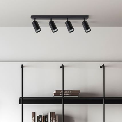 Brilagi - Kohdevalaisin SELE DIAMANT 4xGU10/30W/230V musta