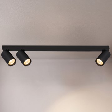 Brilagi - Kohdevalaisin SELE LONG 3xGU10/30W/230V musta