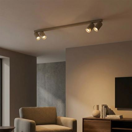 Brilagi - Kohdevalaisin SELE LONG 4xGU10/30W/230V beige