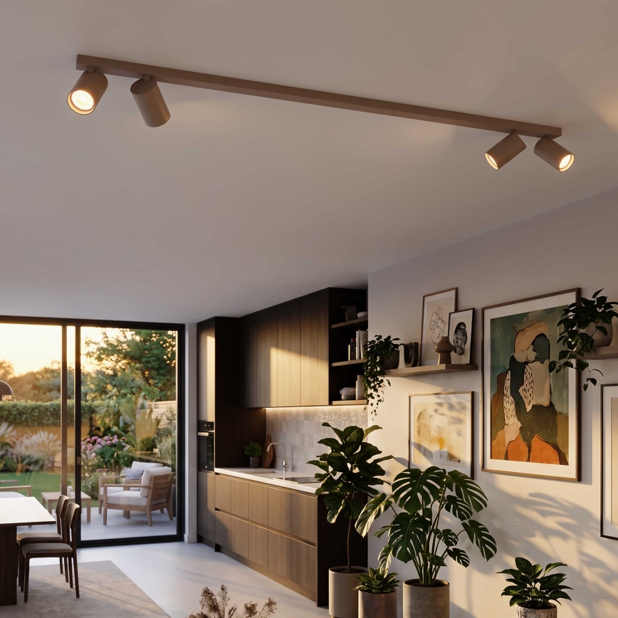 BRILAGI - Kohdevalaisin SELE LONG 4xGU10/30W/230V beige