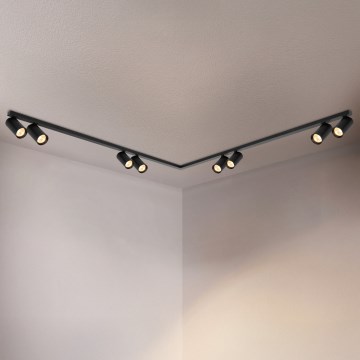 Brilagi - Kohdevalaisin SELE LONG 8xGU10/30W/230V musta