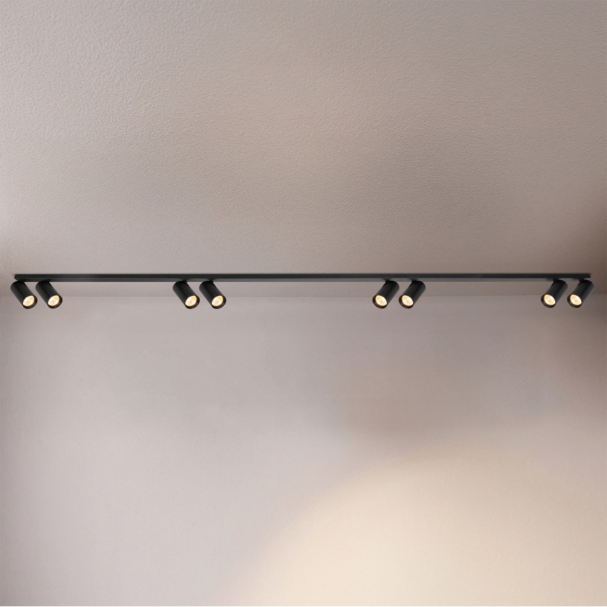 Brilagi - Kohdevalaisin SELE LONG 8xGU10/30W/230V musta