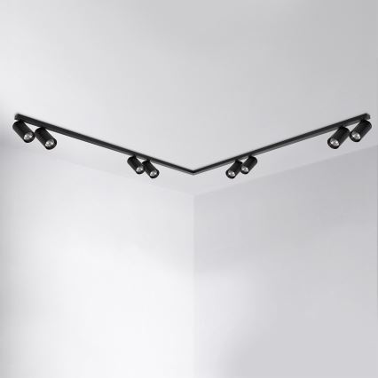 Brilagi - Kohdevalaisin SELE LONG 8xGU10/30W/230V musta