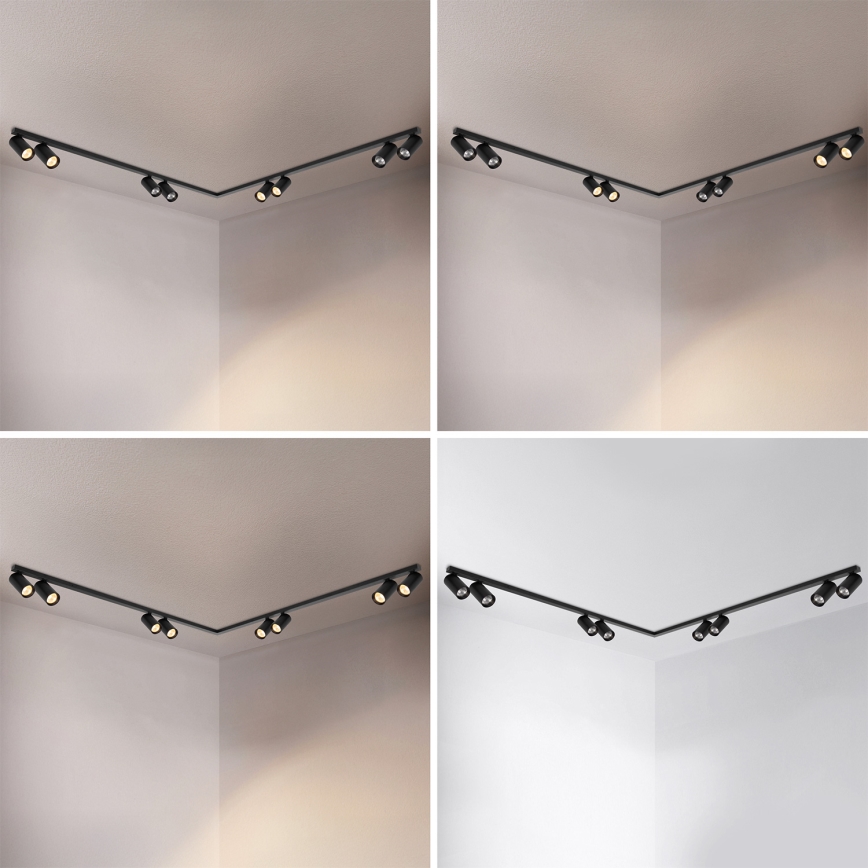 Brilagi - Kohdevalaisin SELE LONG 8xGU10/30W/230V musta