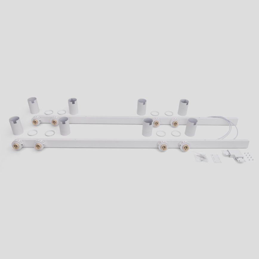 BRILAGI - Kohdevalaisin SELE LONG 8xGU10/30W/230V valkoinen