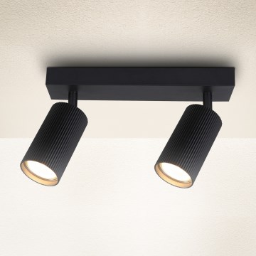 Brilagi - Kohdevalaisin SELE MODERN 2xGU10/30W/230V musta