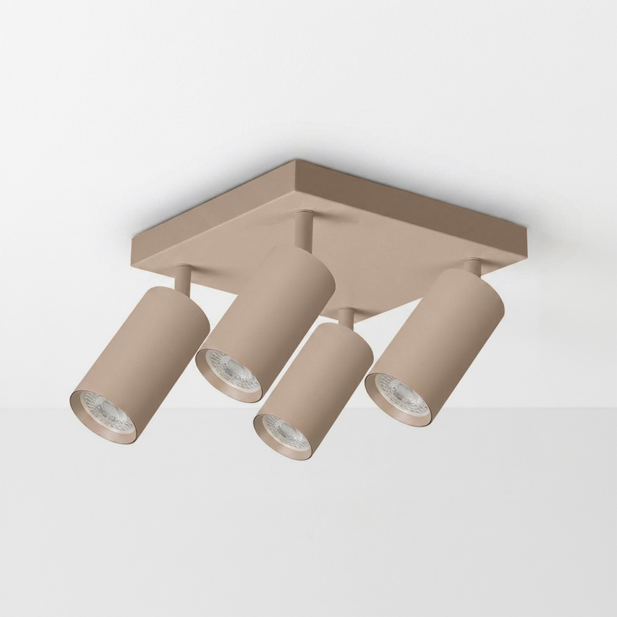 Brilagi - Kohdevalaisin SELE SQUARE 4xGU10/30W/230V beige