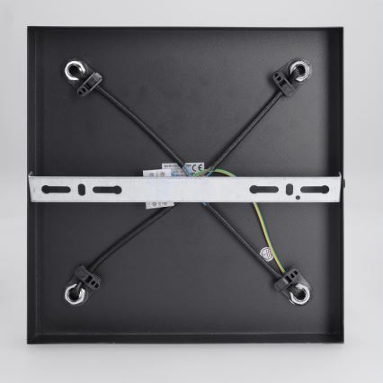 BRILAGI - Kohdevalaisin SELE SQUARE 4xGU10/30W/230V musta/tammi-dekori