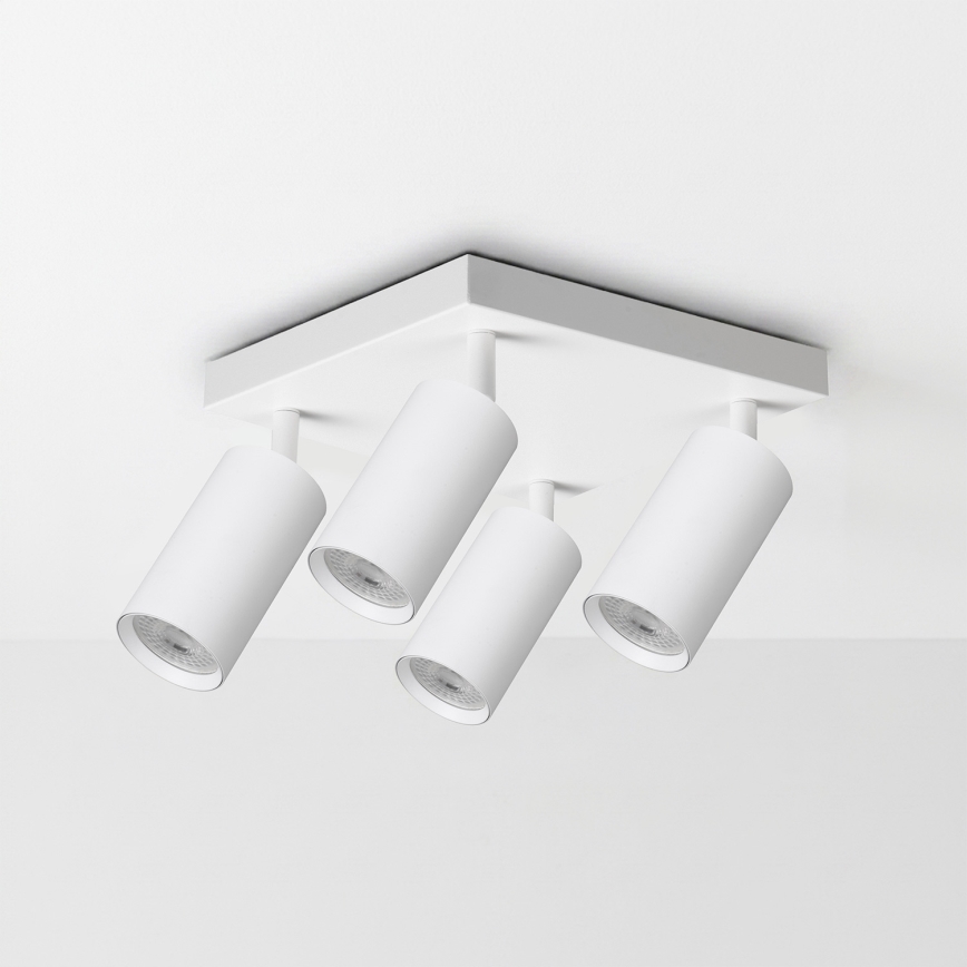 Brilagi - Kohdevalaisin SELE SQUARE 4xGU10/30W/230V valkoinen