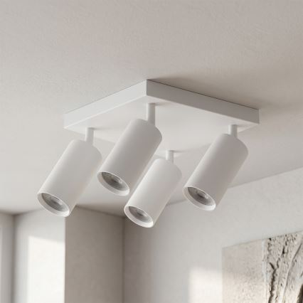 Brilagi - Kohdevalaisin SELE SQUARE 4xGU10/30W/230V valkoinen